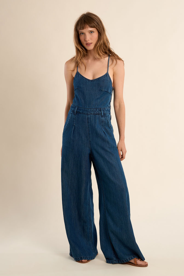 Jumpsuit denim - MOLLY BRACKEN - E1105AEP - Molly Bracken Jumpsuit denim - MOLLY BRACKEN - E1105AEP - Molly Bracken