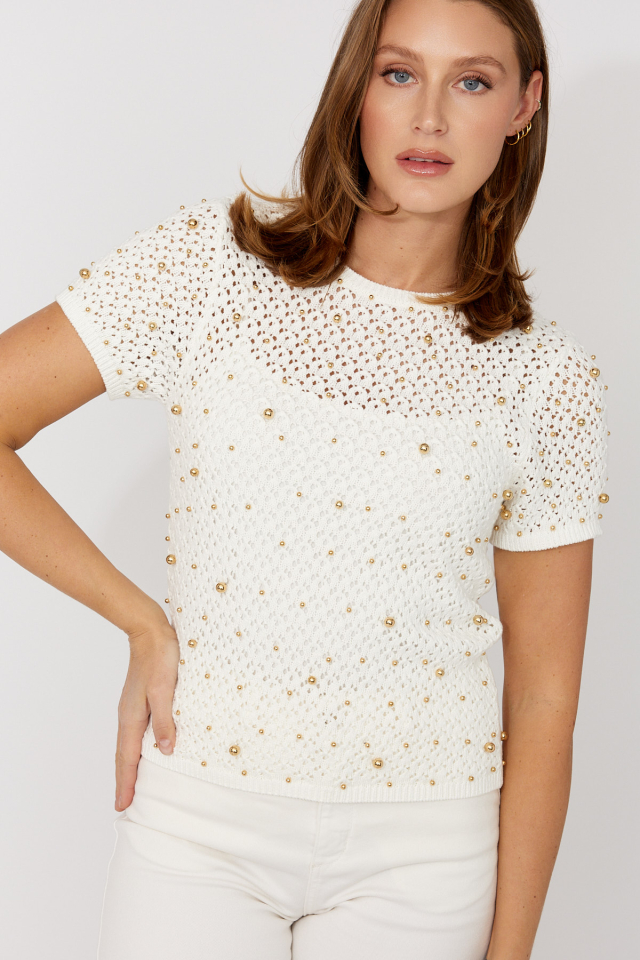 Pull Orné De Bijoux – FRANK LYMAN Pull Orné De Bijoux – FRANK LYMAN