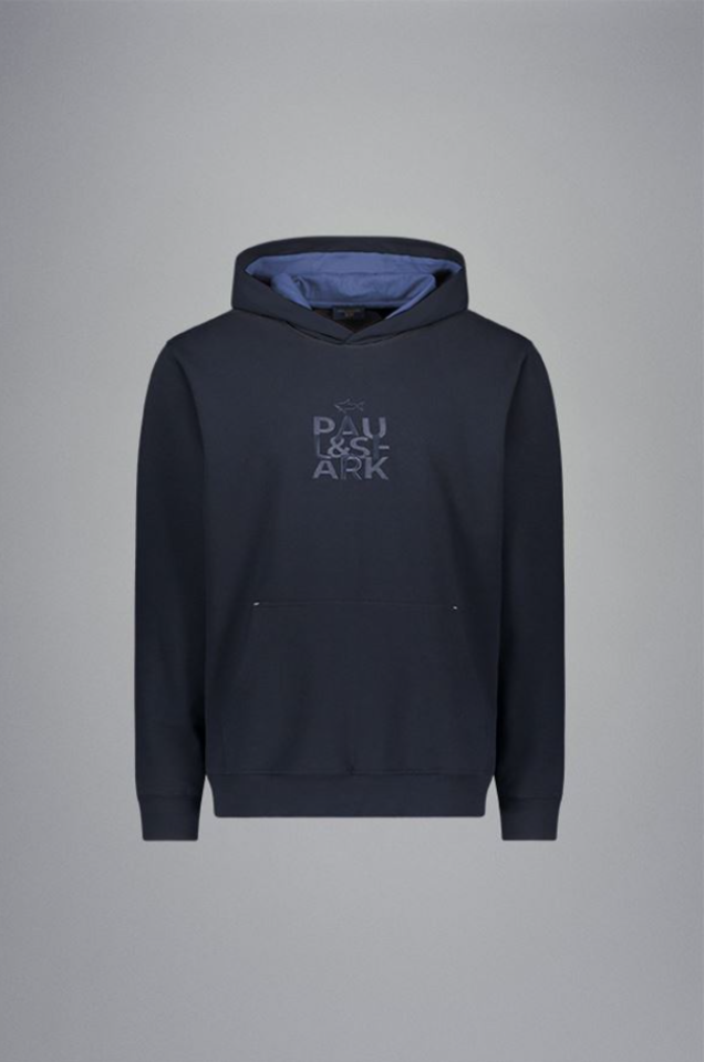 Hoodie XSoft en coton molletonné – PAUL & SHARK - 26411832-050 - Paul & Shark Hoodie XSoft en coton molletonné – PAUL & SHARK - 26411832-050 - Paul & Shark