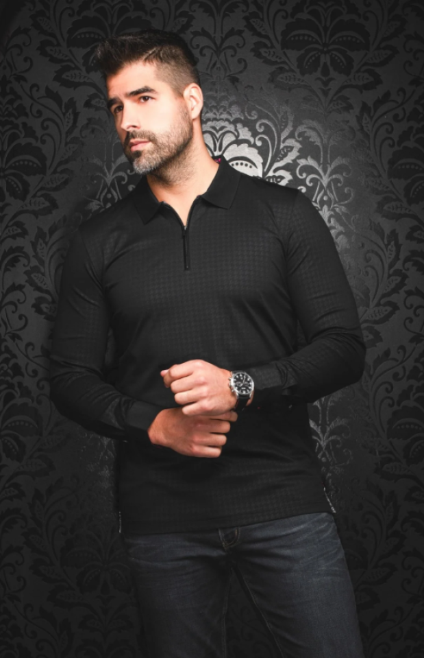 Polo manches longues Bentley - AU NOIR - BENTLEY - AU NOIR Polo manches longues Bentley - AU NOIR - BENTLEY - AU NOIR