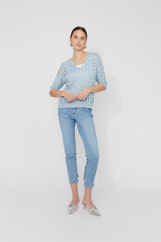 Pull tricot léger confortable – FRANK LYMAN Pull tricot léger confortable – FRANK LYMAN