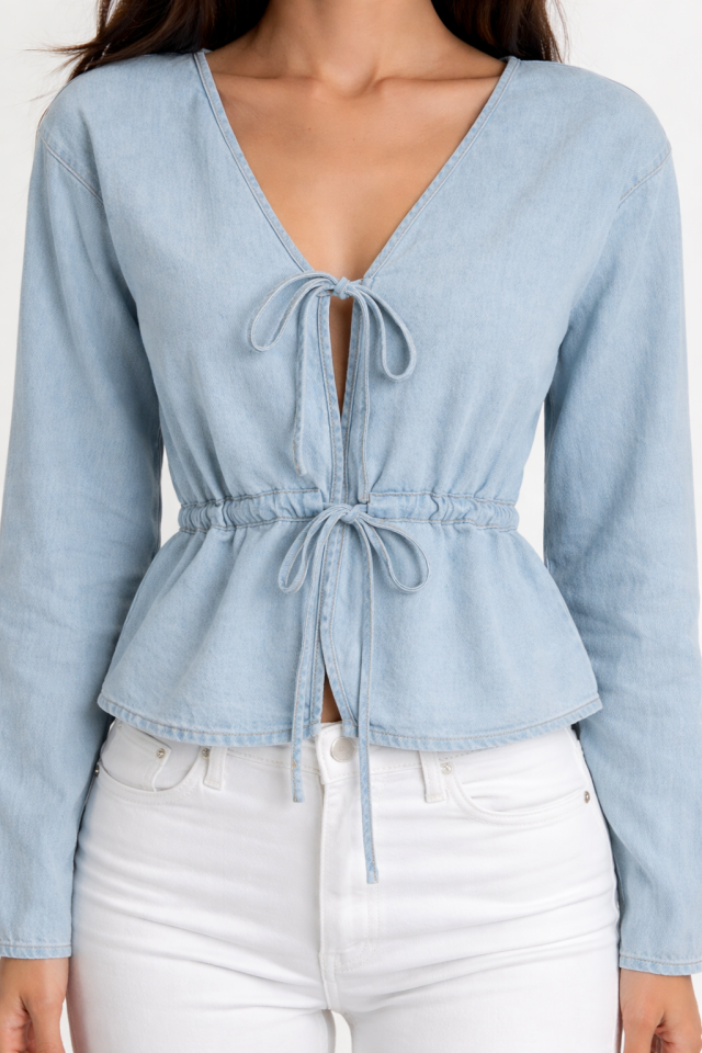 Haut en denim Kennedy - JJXX - 12295021 - JJXX Haut en denim Kennedy - JJXX - 12295021 - JJXX