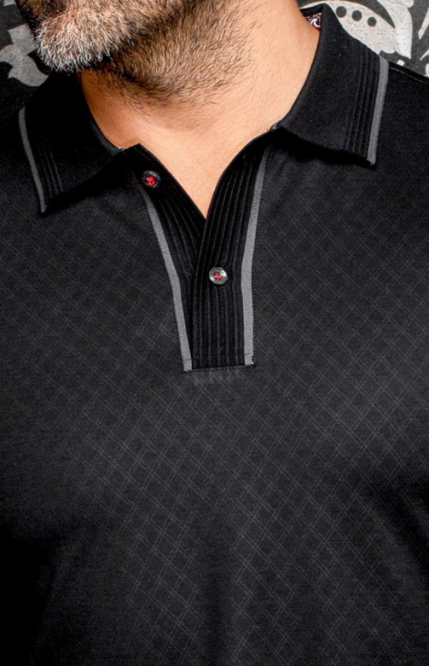 Polo manches longues Kant – AU NOIR Polo manches longues Kant – AU NOIR