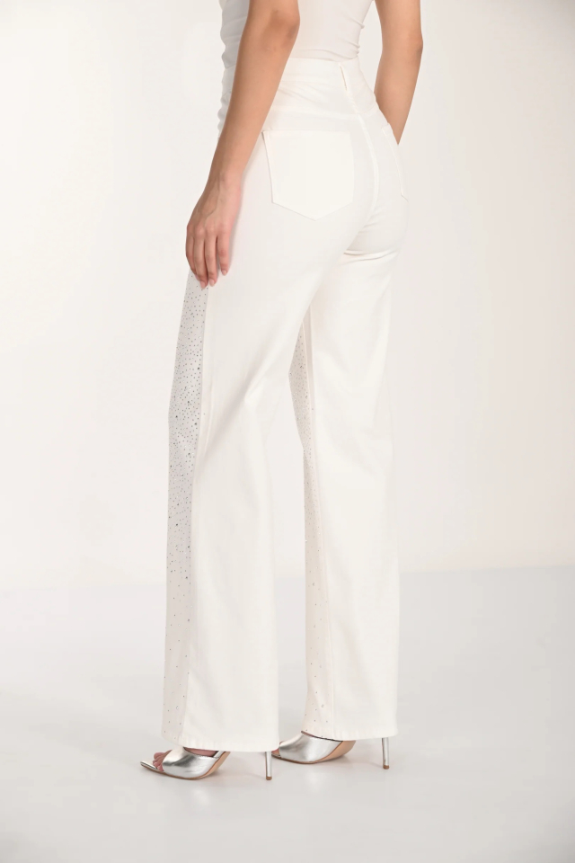 Jean blanc Éclat - FRANK LYMAN Jean blanc Éclat - FRANK LYMAN