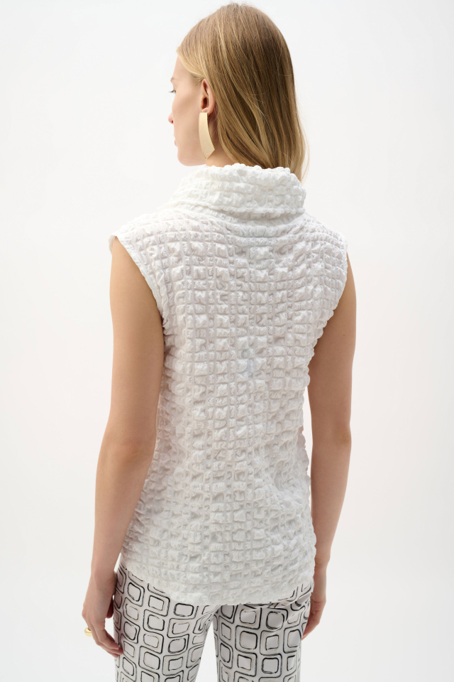 Haut en jacquard sans manches – JOSEPH RIBKOFF Haut en jacquard sans manches – JOSEPH RIBKOFF