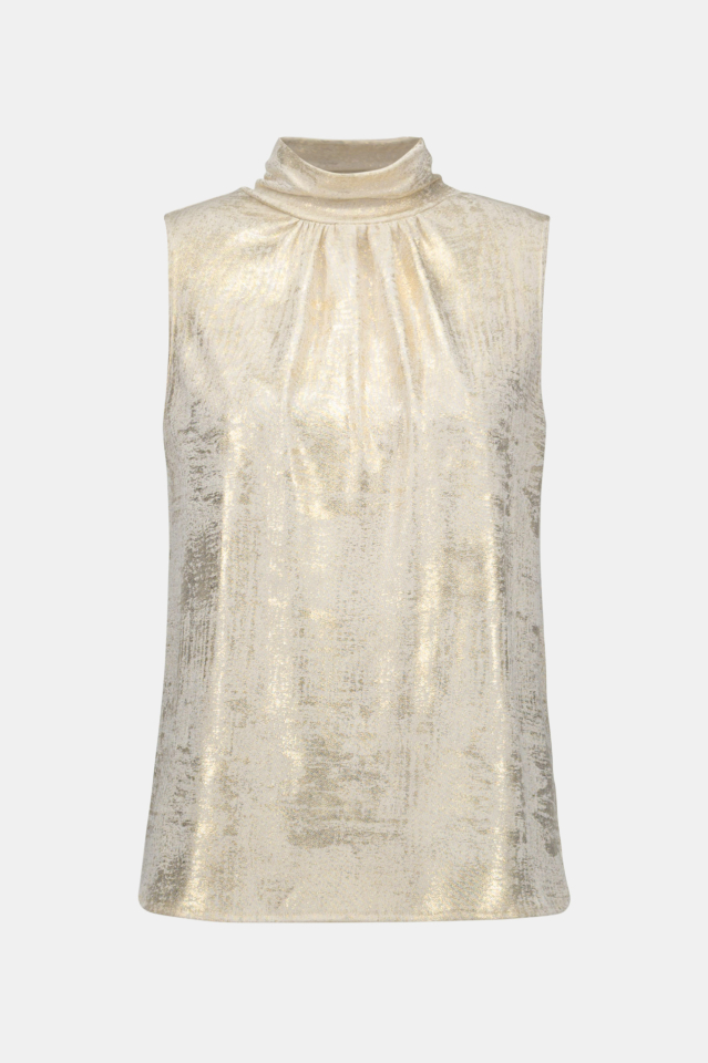 Top sans manches tricot métallisé – JOSEPH RIBKOFF Top sans manches tricot métallisé – JOSEPH RIBKOFF