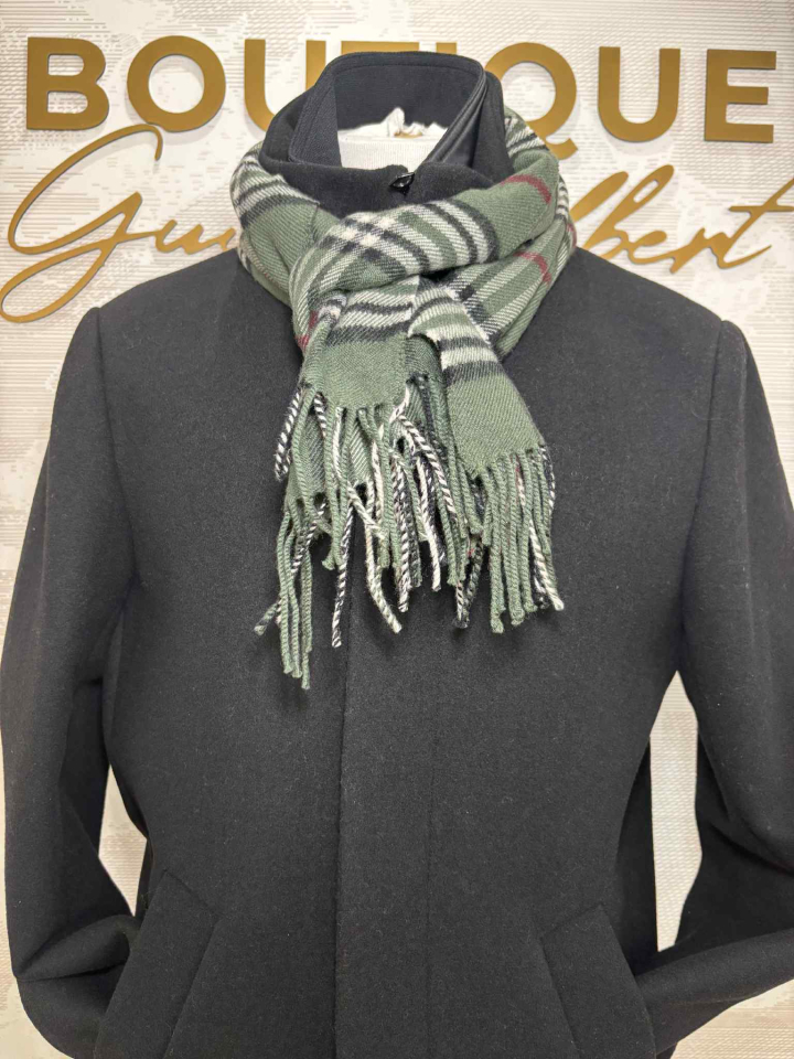 Écharpe à carreaux en mélange cachemire – V. FRAAS - 332130 - V.FRAAS Écharpe à carreaux en mélange cachemire – V. FRAAS - 332130 - V.FRAAS