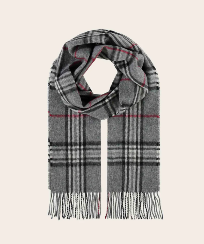 Écharpe à carreaux en mélange cachemire – V. FRAAS - 627020 - V.FRAAS Écharpe à carreaux en mélange cachemire – V. FRAAS - 627020 - V.FRAAS