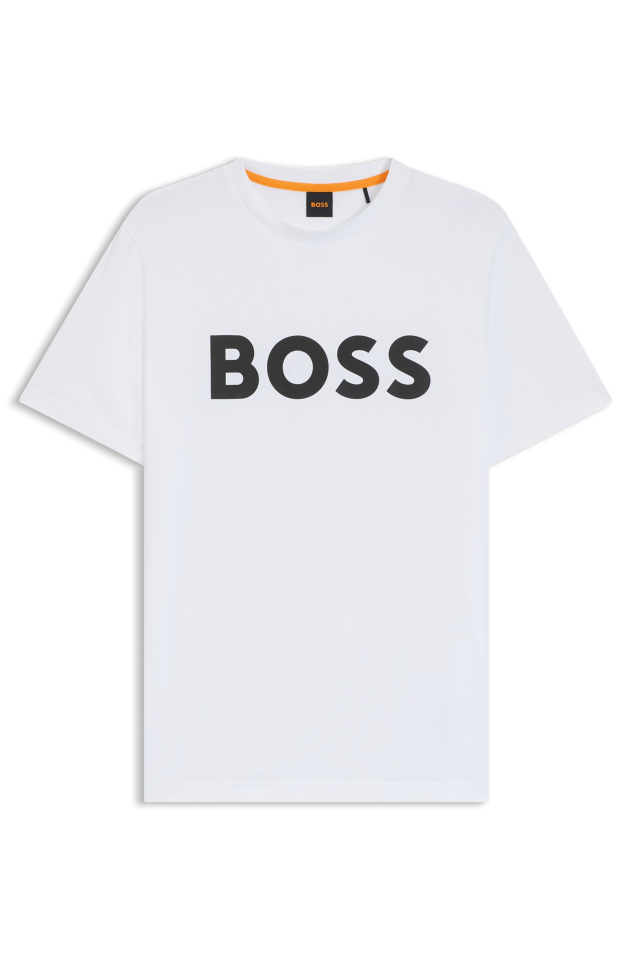 T-shirt en jersey de coton avec logo - HUGO BOSS T-shirt en jersey de coton avec logo - HUGO BOSS