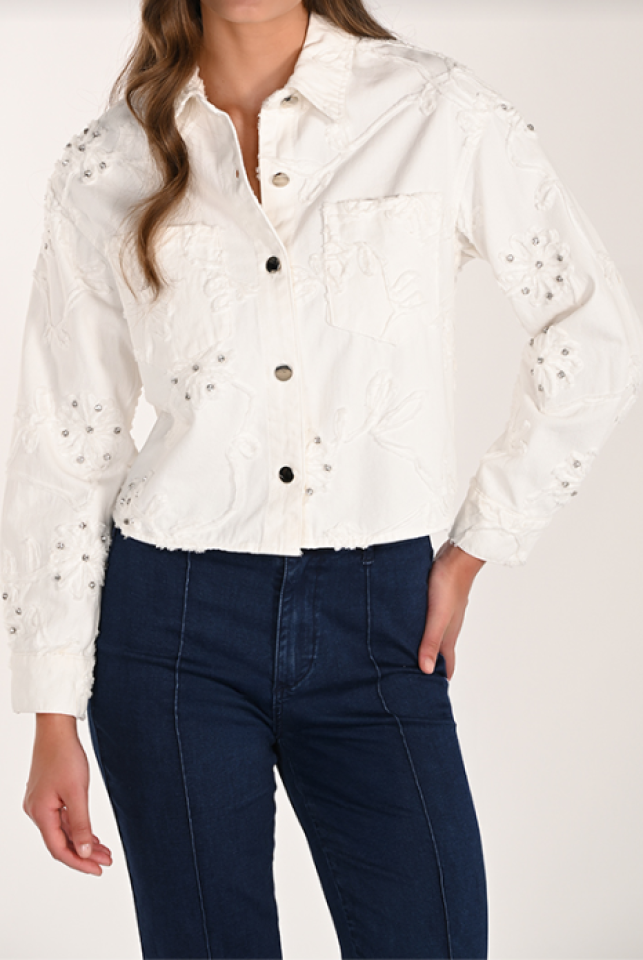 Veste en jean classe – FRANK LYMAN Veste en jean classe – FRANK LYMAN