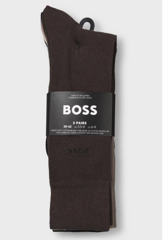 Paquet de 5 paires de bas - HUGO BOSS Paquet de 5 paires de bas - HUGO BOSS