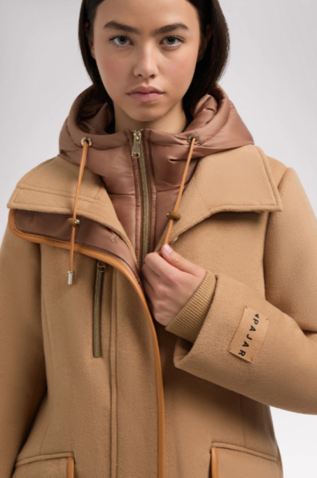 Manteau mi-long en laine Celeste – PAJAR Manteau mi-long en laine Celeste – PAJAR