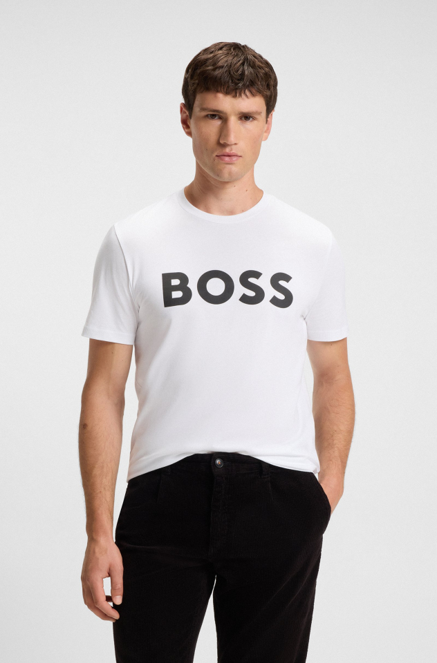 T-shirt en jersey de coton avec logo - HUGO BOSS - 50481923-100 - Hugo Boss T-shirt en jersey de coton avec logo - HUGO BOSS - 50481923-100 - Hugo Boss