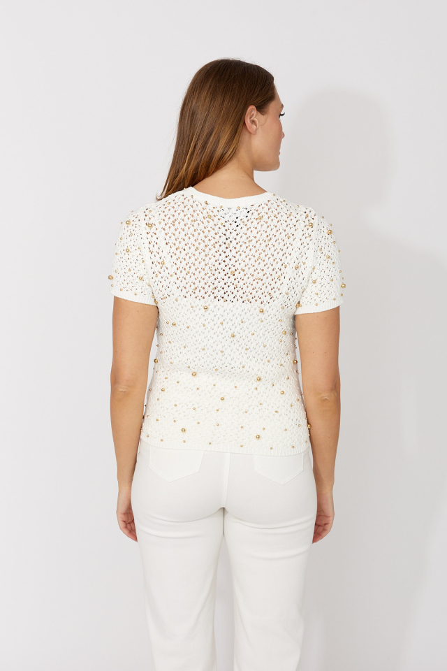 Pull Orné De Bijoux – FRANK LYMAN Pull Orné De Bijoux – FRANK LYMAN