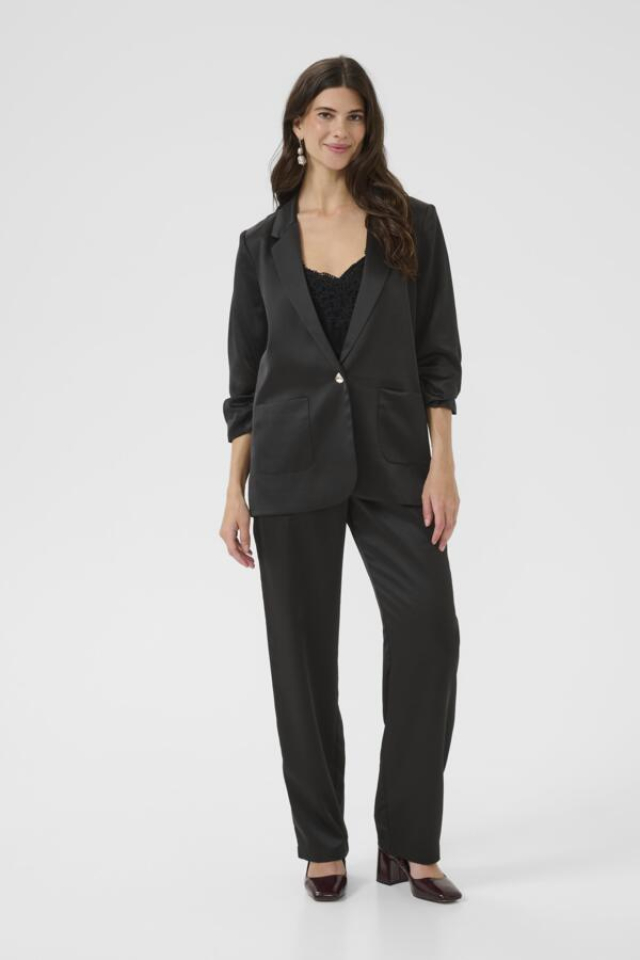 Veston en satin manches 3/4 Cocamia - CREAM Veston en satin manches 3/4 Cocamia - CREAM