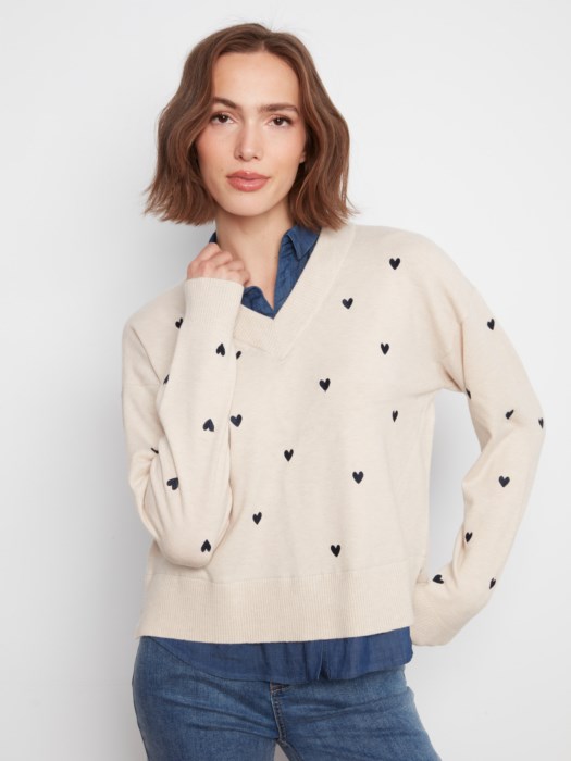 Chandail chemise intégrée - CHARLIE B