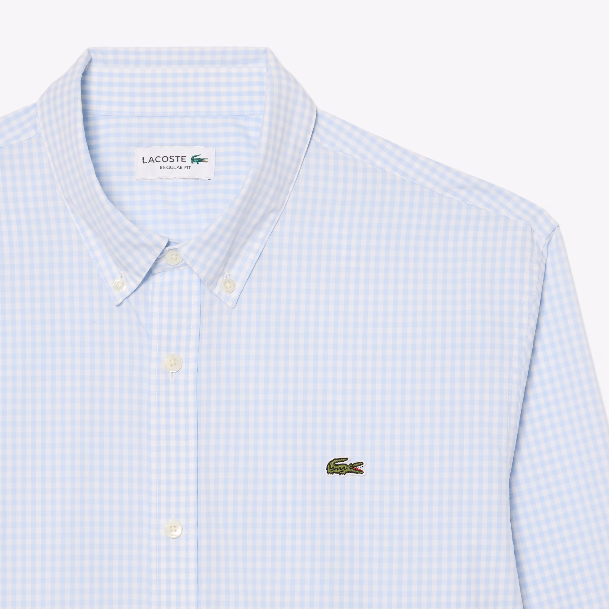 Chemise en popeline coupe régulière – LACOSTE