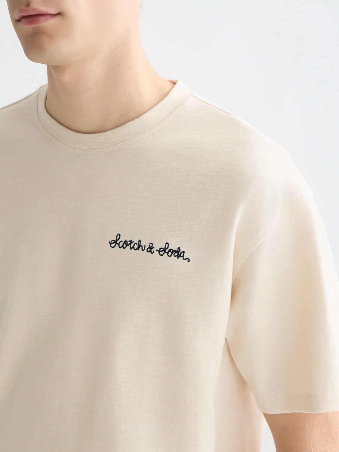 T-shirt logo griffé – SCOTCH & SODA