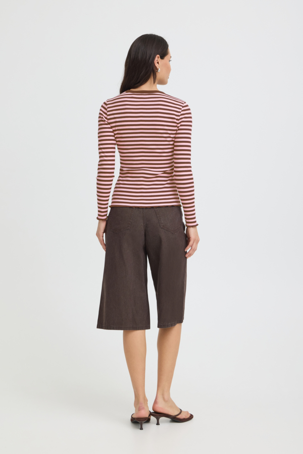 T-shirt Sinne côtelé – B.YOUNG