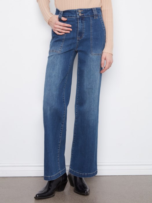 Jean double bouton – CHARLIE B - C5792 - Charlie B