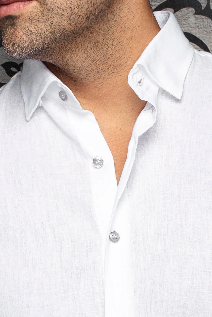 Chemise Humphrey en lin – AU NOIR