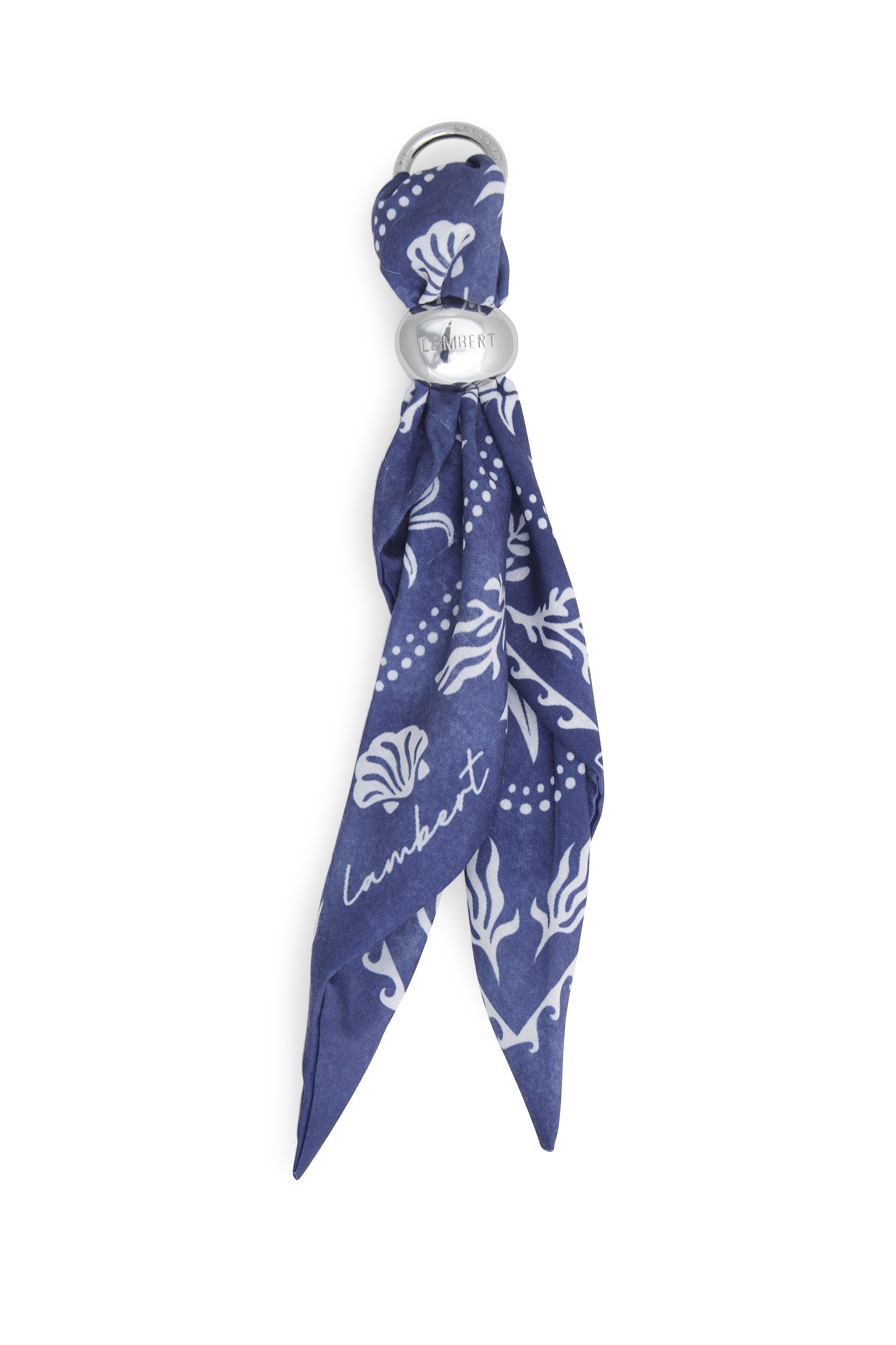 Porte-clés foulard textile Paola – LAMBERT - PAOLA-MARINE-TEX - LAMBERT