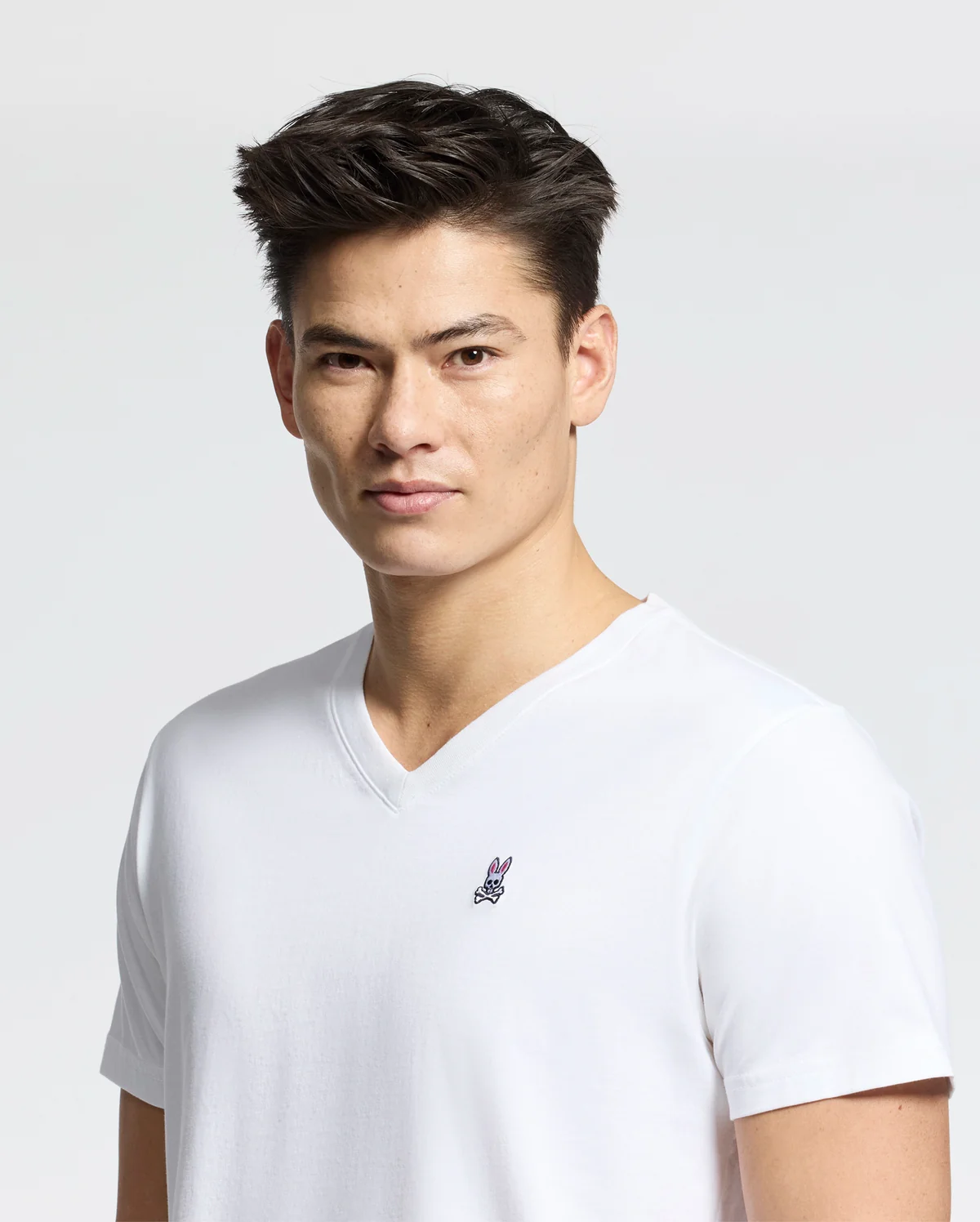 T-shirt col en V classique – PSYCHO BUNNY