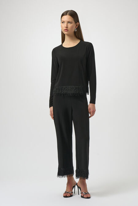 Tricot raffiné à col rond – JOSEPH RIBKOFF
