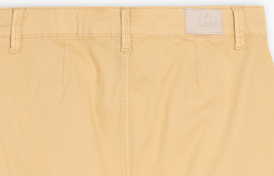 Jupe courte en twill Simone – LOIS