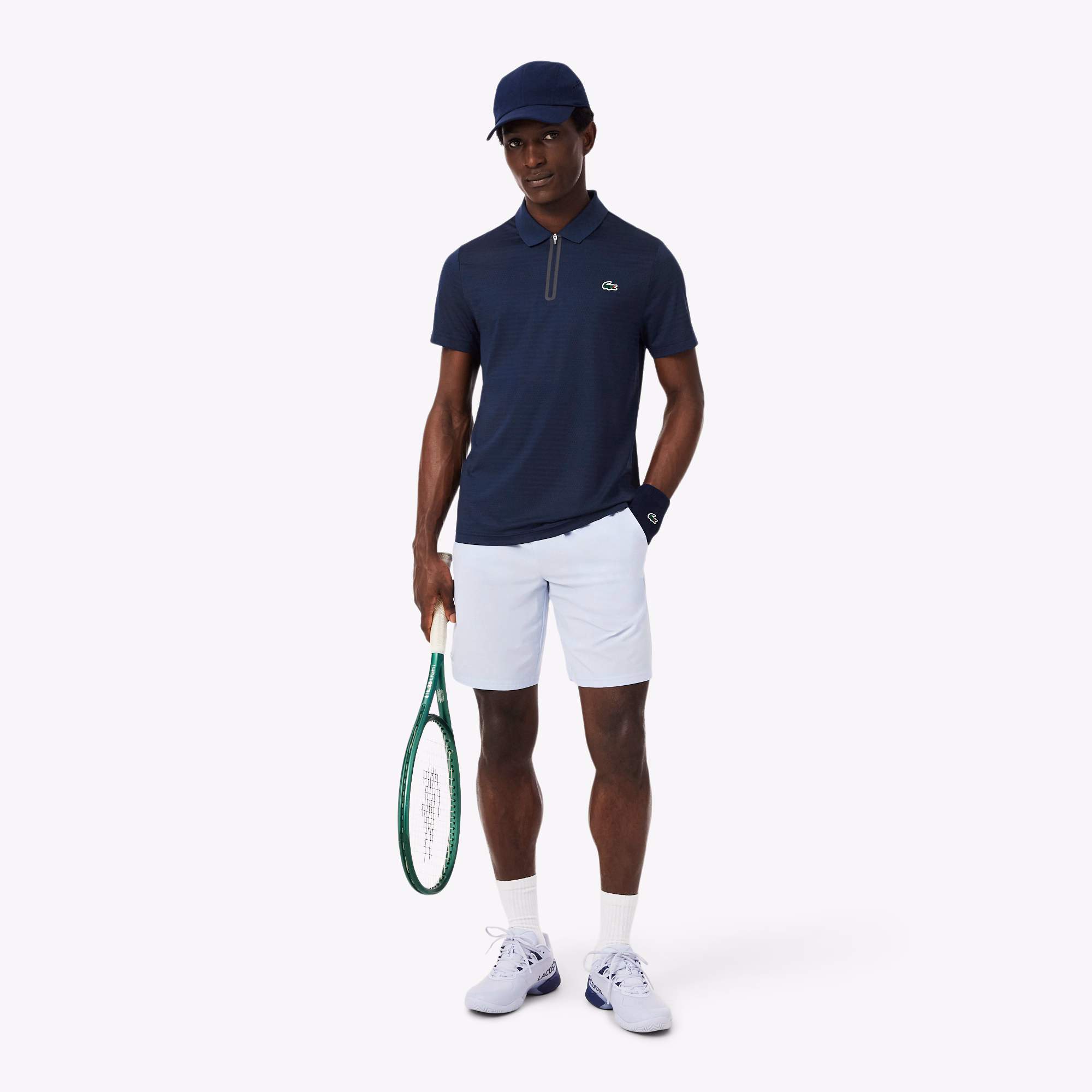 Polo tennis en jersey alvéolé ultra dry - LACOSTE