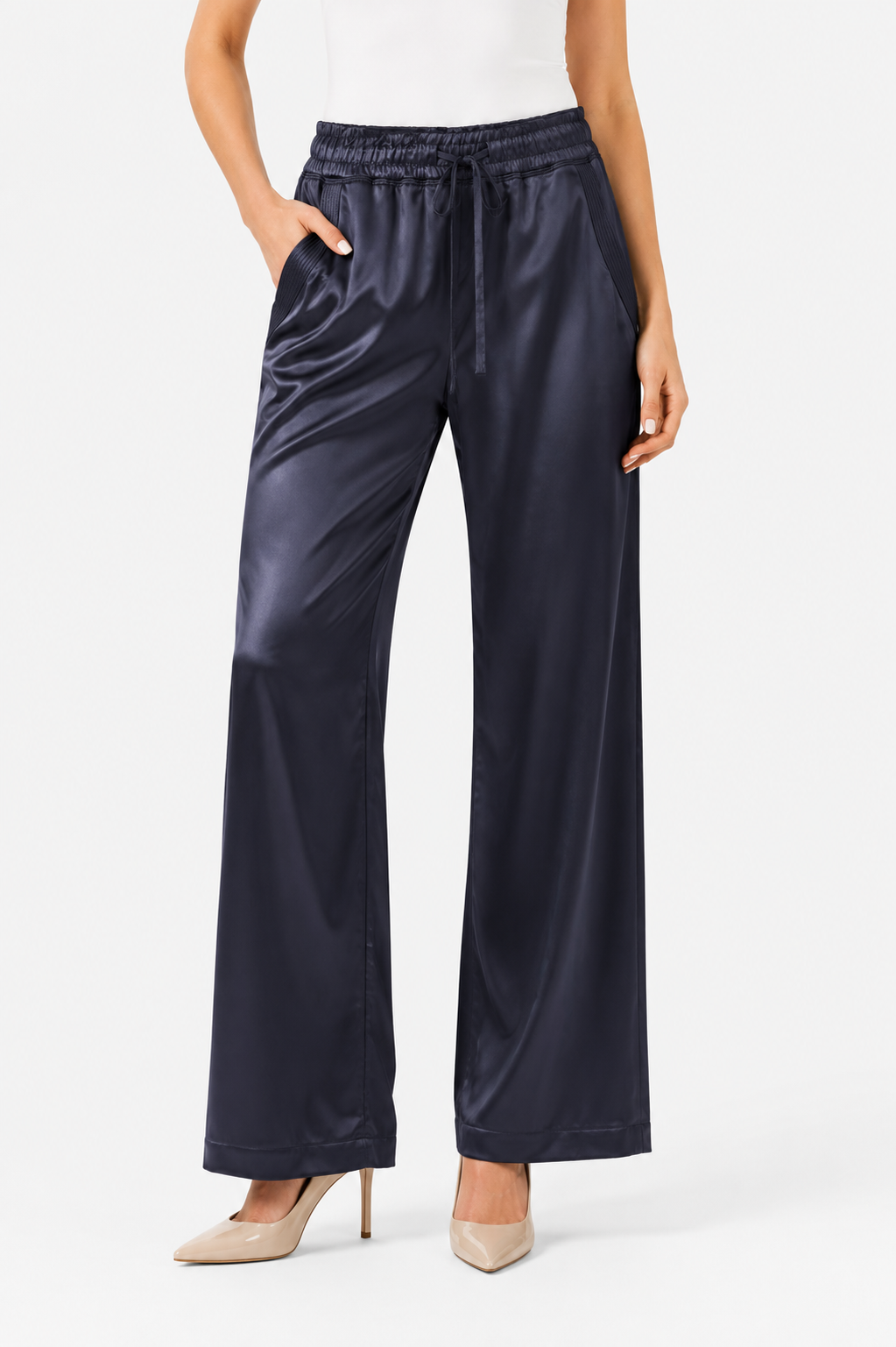 Pantalon effet satin Colette – MELISSA NEPTON - F264761SA - Mélissa Nepton