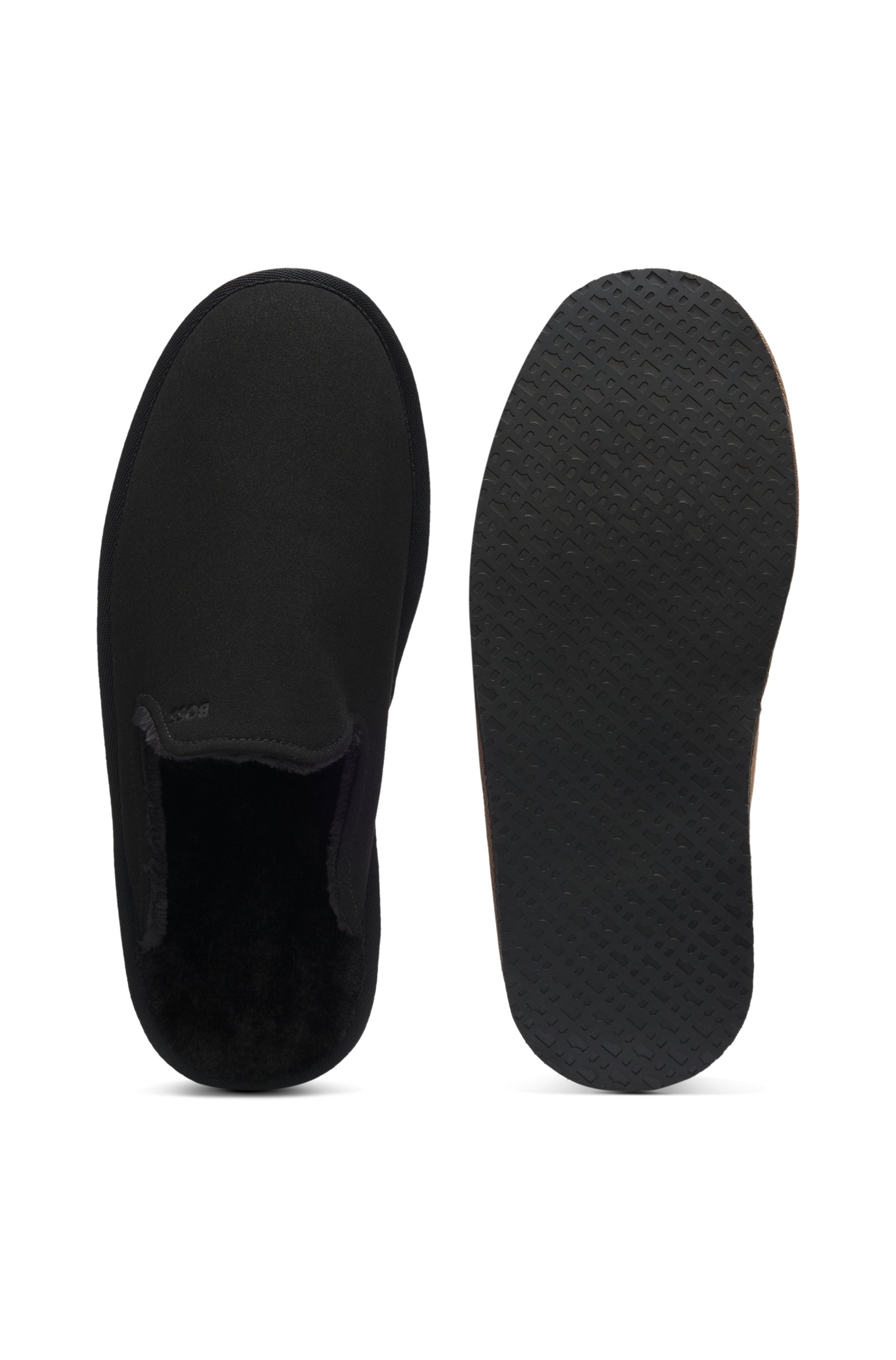 Pantoufles à enfiler avec détail logo – HUGO BOSS