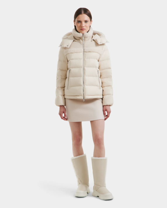 Manteau en duvet et shearling Sandra – Rudsak