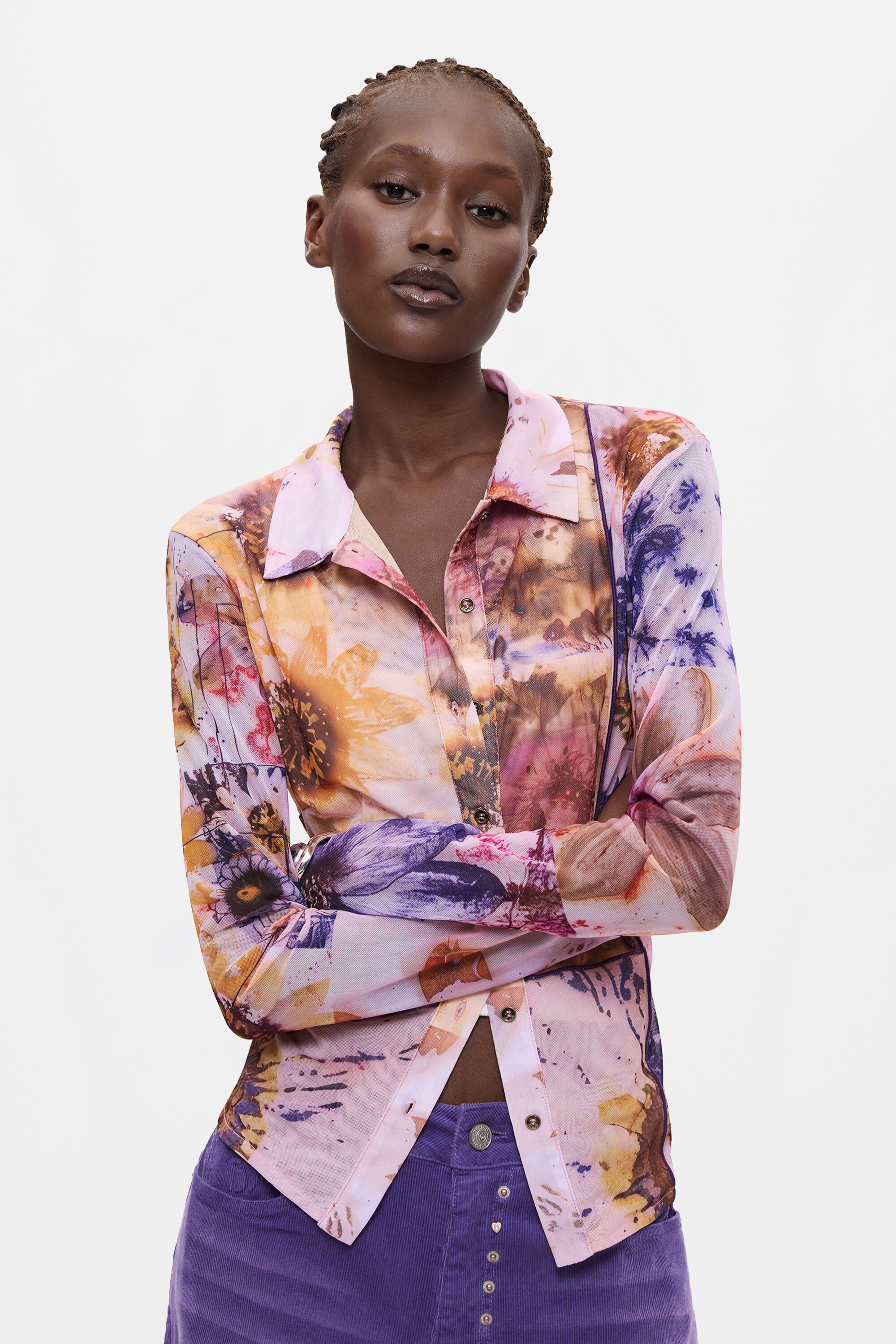 Chemisier imprimée – DESIGUAL - 26WWTK24 - Desigual