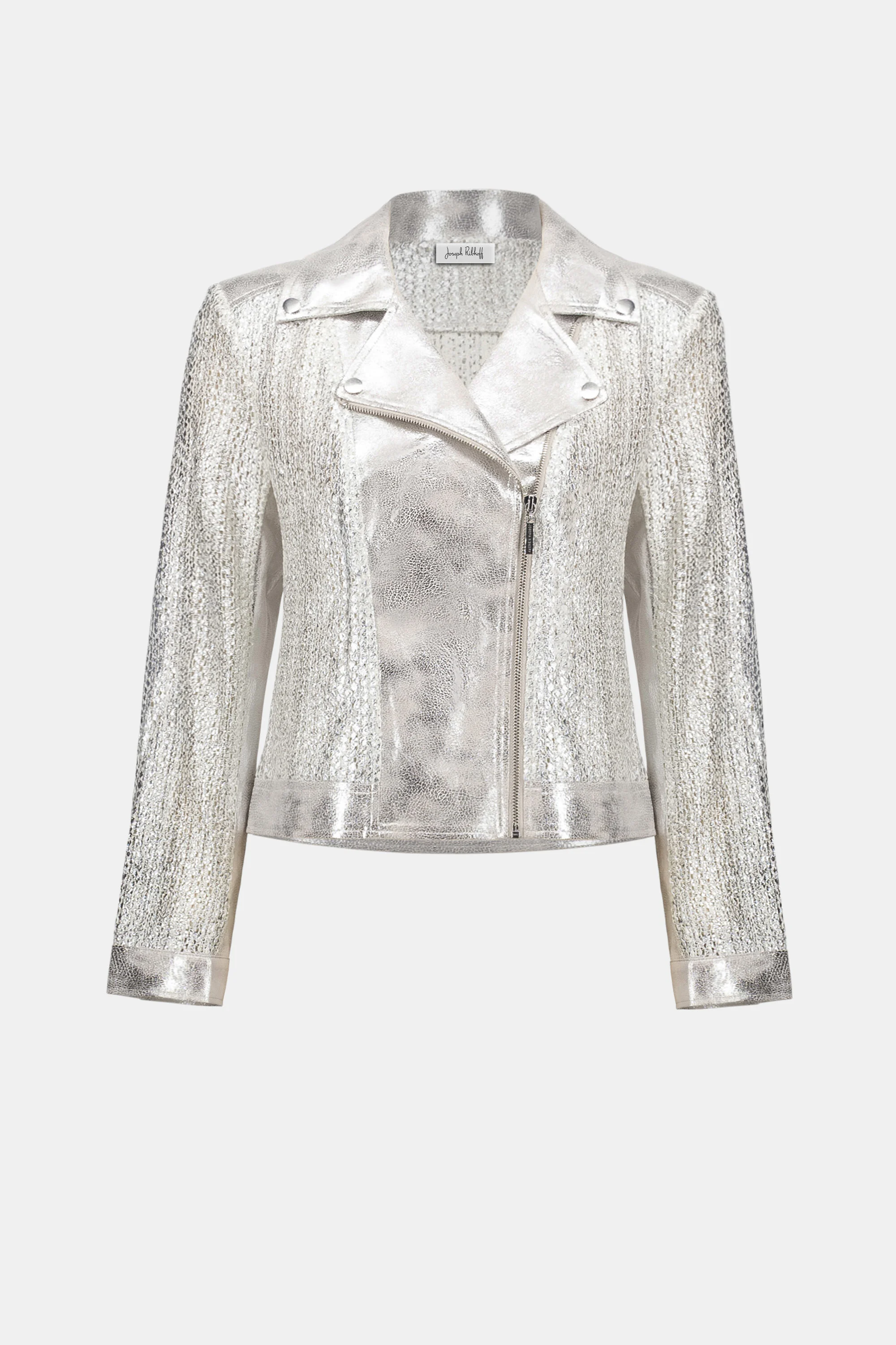 Blouson tricot métallisé – JOSEPH RIBKOFF