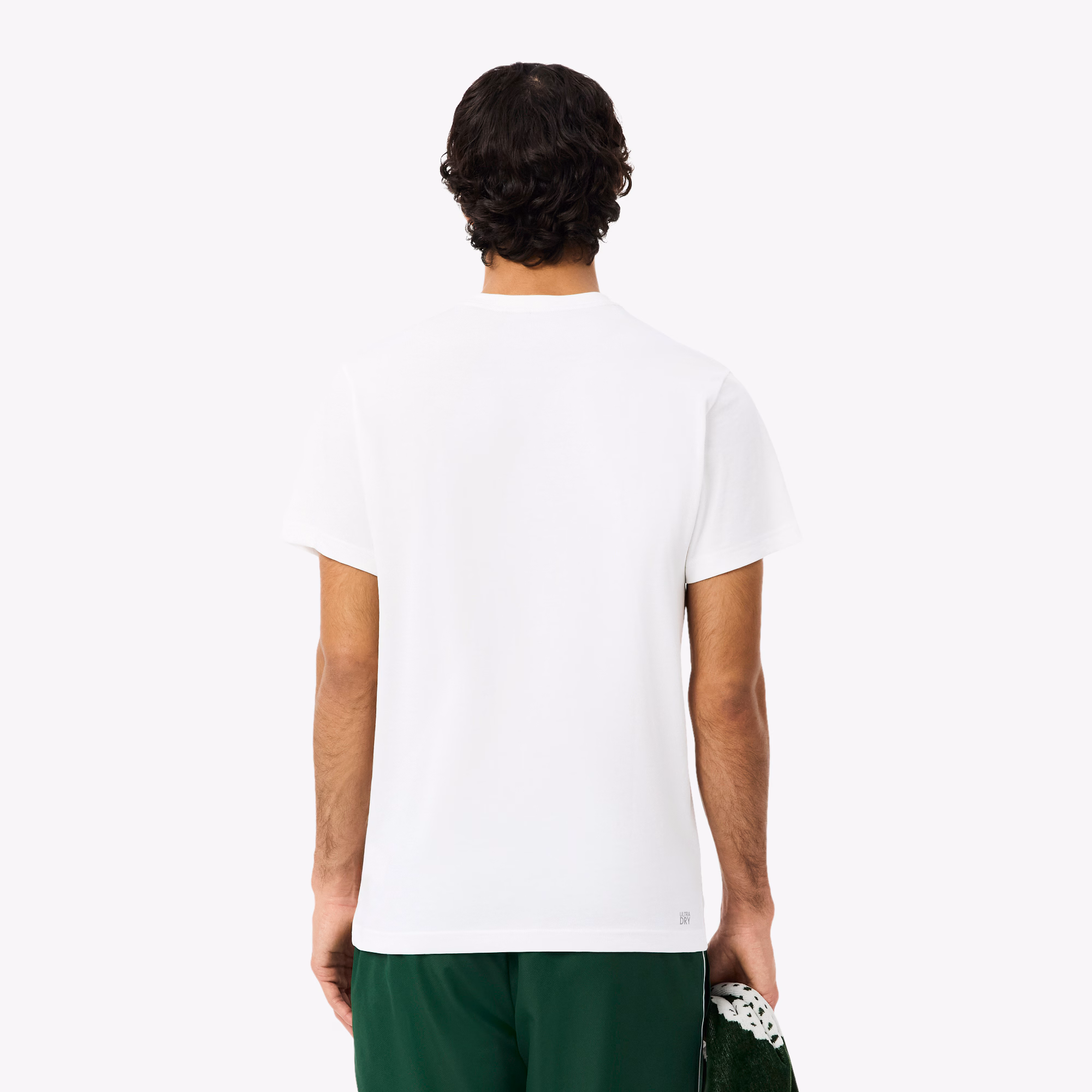 T-shirt sport à logo contrasté – LACOSTE