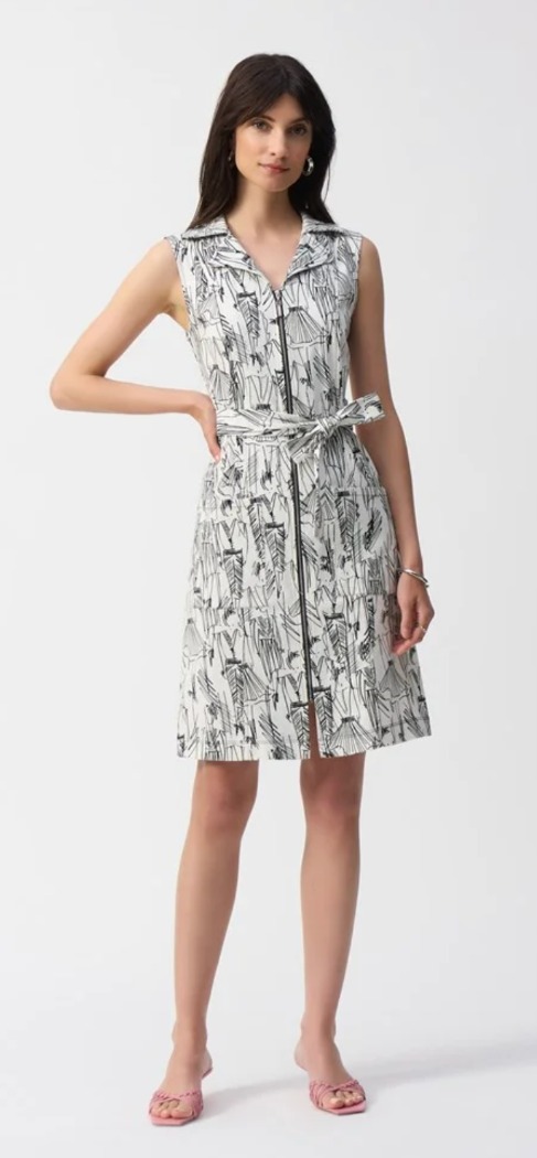 Robe fourreau à motif en Millennium - JOSEPH RIBKOFF - 251241 - Joseph Ribkoff