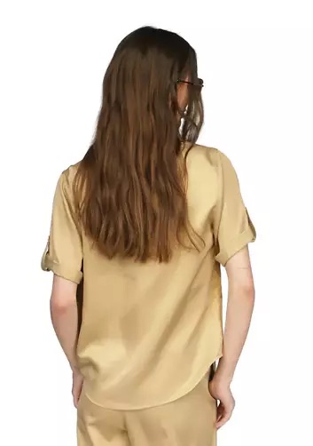 Chemisier en satin à manches courtes - MICHAEL KORS 