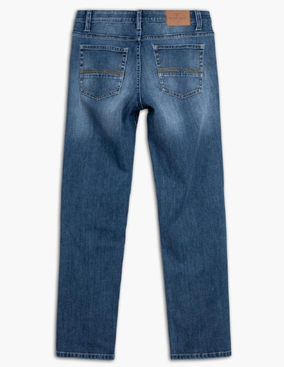 Jean David taille mi-basse coupe décontractée - BLACKBULL