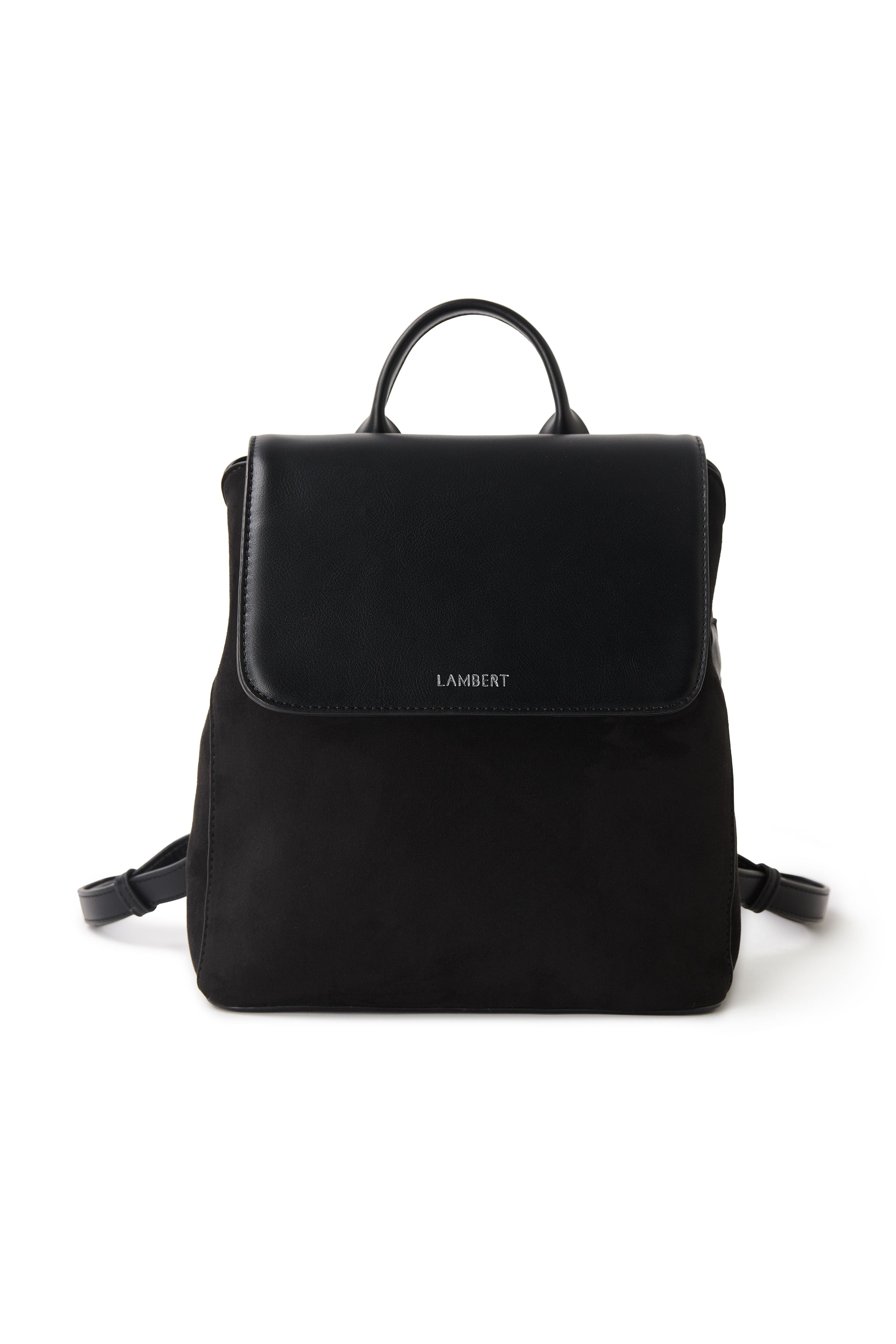 Sac à dos Cynthia en cuir vegan - LAMBERT - CYNTHIA-BLACK-MIXR - LAMBERT