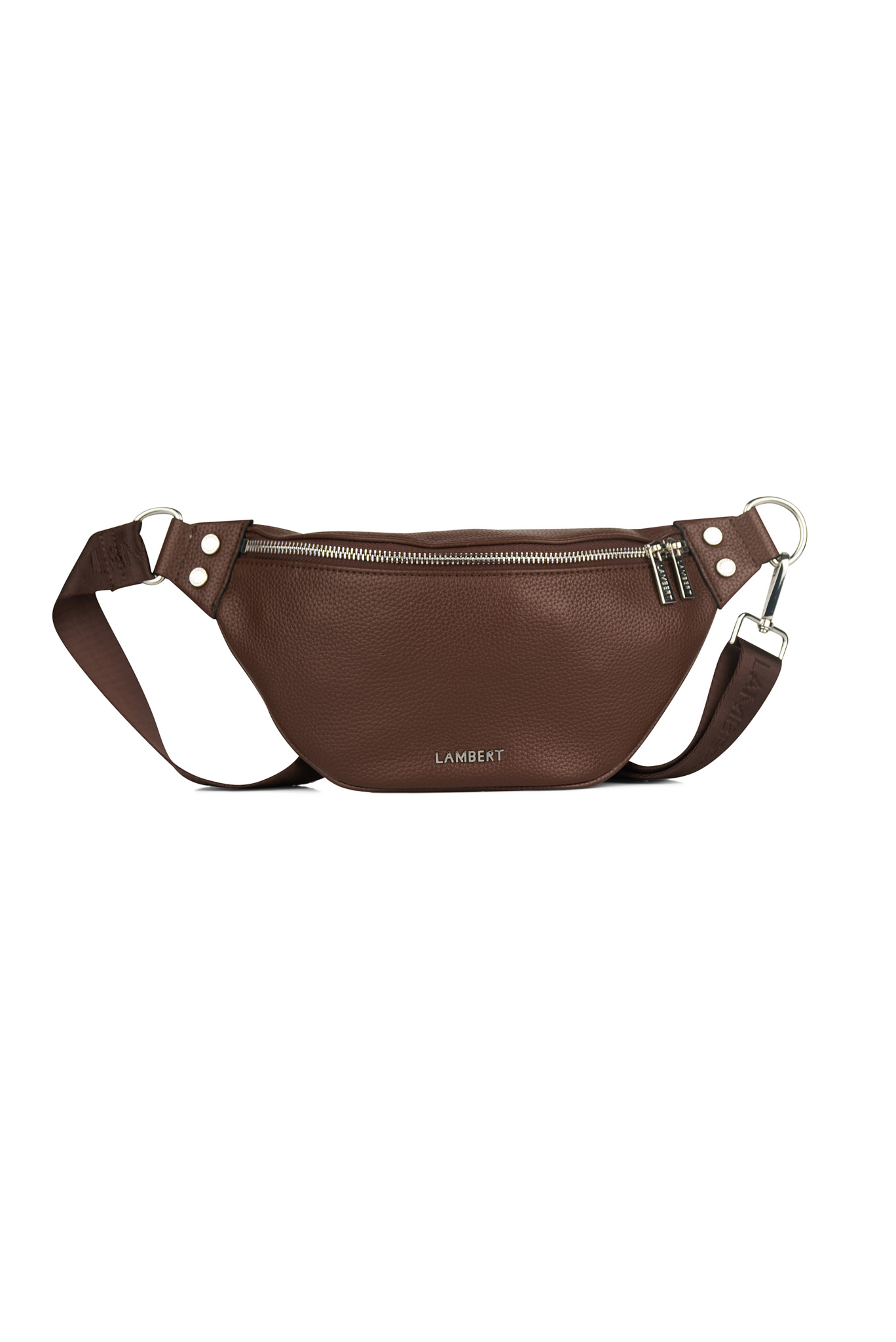 Le Sarah - Sac banane en cuir vegan - LAMBERT - SARAH-CHOCOLATE-PEBR - LAMBERT