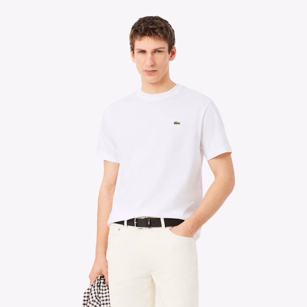 T-shirt en jersey de coton classique – LACOSTE - TH7318-001 - LACOSTE