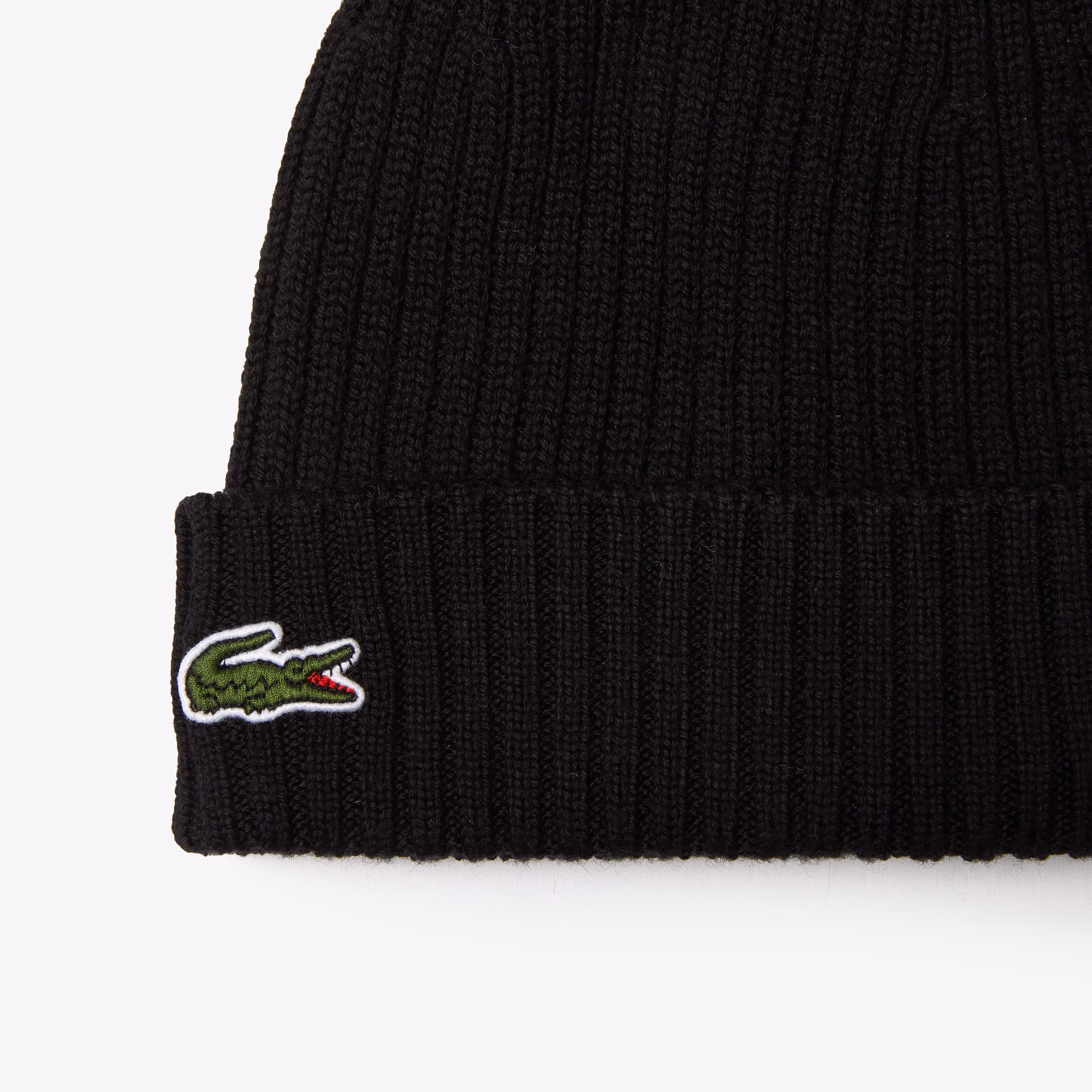 Tuque en laine cotelée - LACOSTE