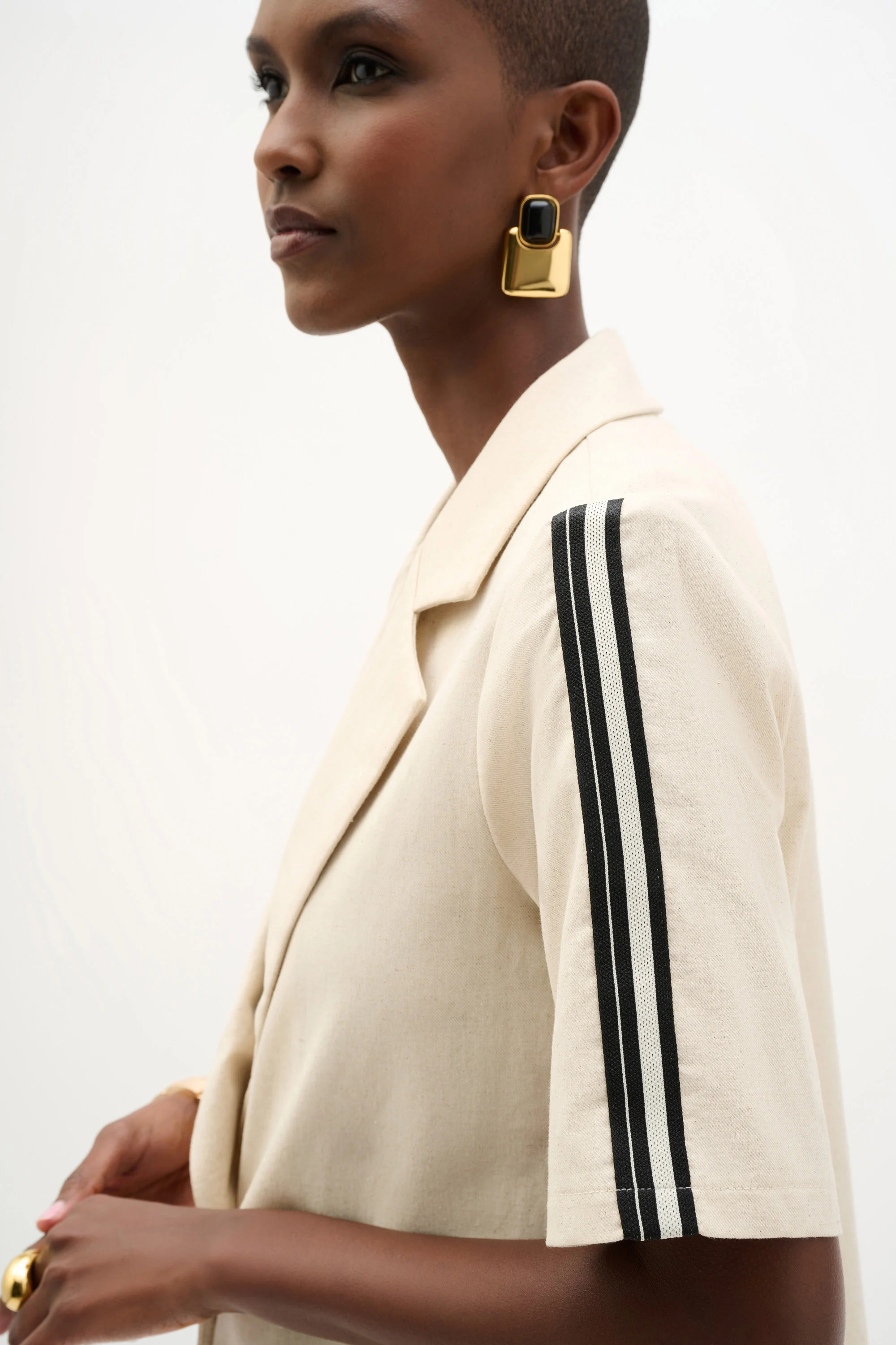 Ensemble veston droit et pantalon à enfiler en lin tissé – JOSEPH RIBKOFF