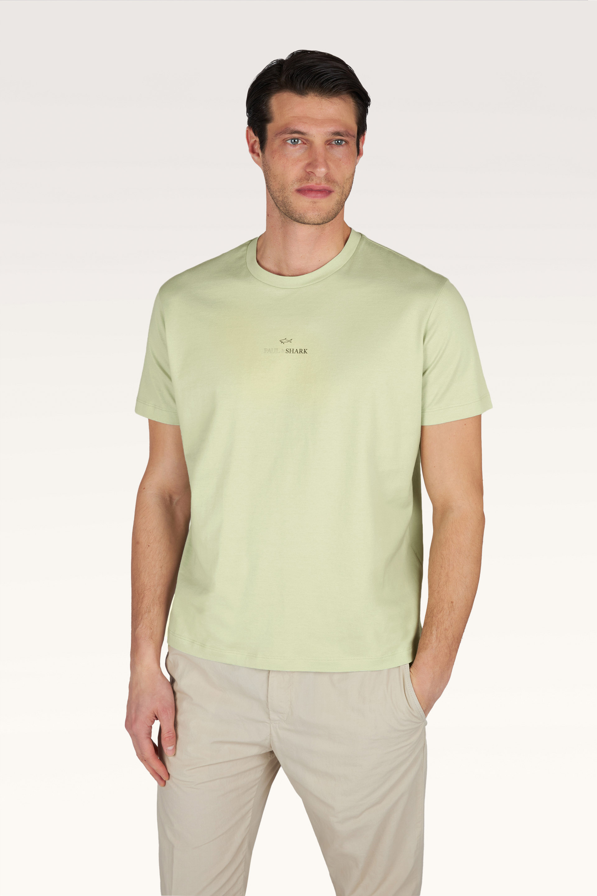 T-shirt en jersey de coton – PAUL & SHARK - 26411040-574 - Paul & Shark