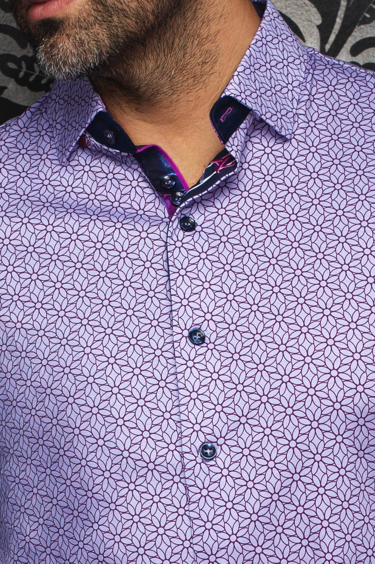 Chemise élégante Nelumbo – AU NOIR