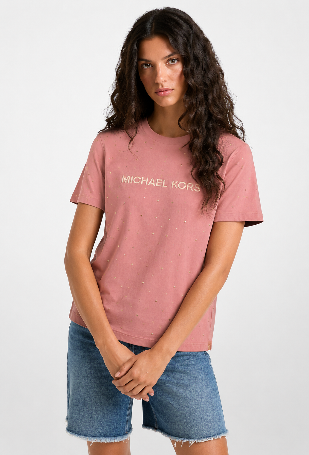 T-shirt Signature – MICHAEL KORS - MT6528597J-691 - Michael Kors