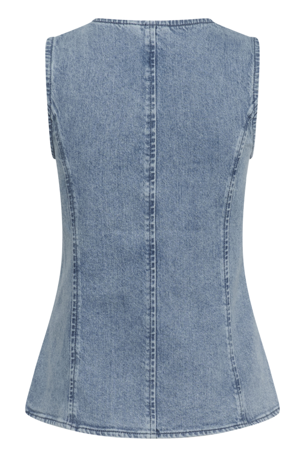 Veste sans manches en denim Vallis – KAFFE