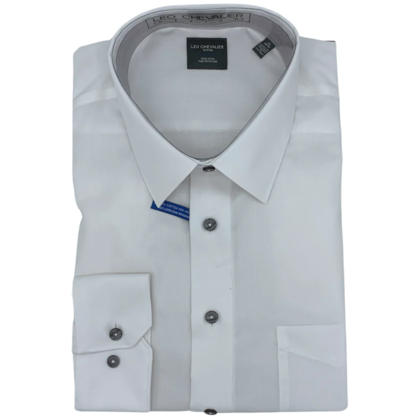 Chemise classique à manches longues - LÉO CHEVALIER - - LEO CHEVALIER