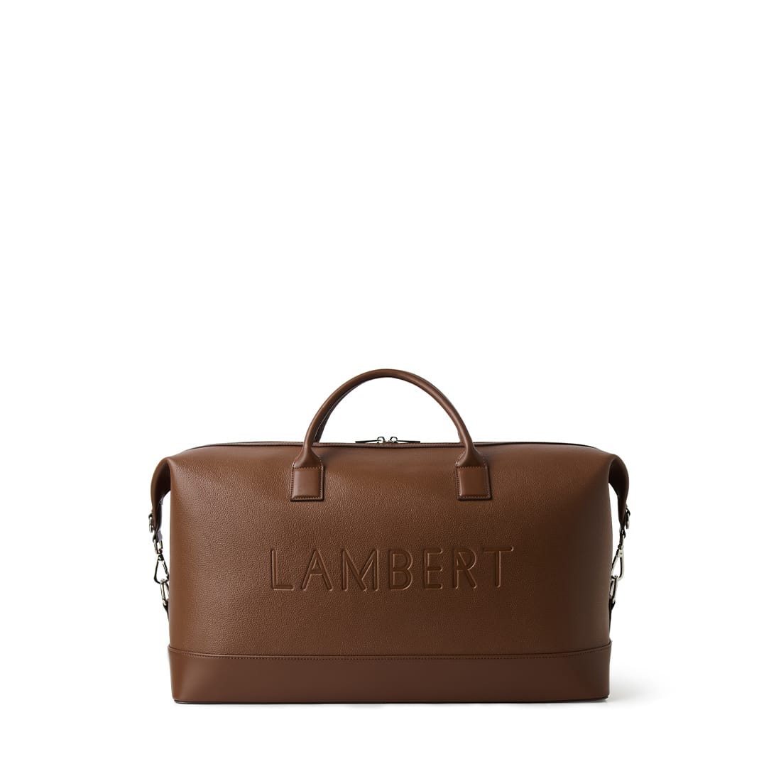 Sac de voyage en cuir vegan June - LAMBERT - JUNE2-HAZELNUT-PEBR - LAMBERT